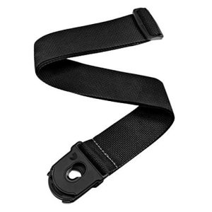 Planet Waves Strap with Lock PWSPL200 :50mm Guitar Strap, Black