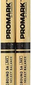 Promark RBH565AW Drumstick : Rebound 5A .565″ Hickory Acorn Wood Tip