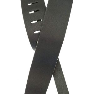 Planet Waves 25BL00 – Basic Traditional Leather Guitar Strap (Black)