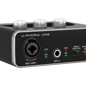 Behringer U-PHORIA UM2 : 2 x 2 Audio Interfacce with USB 2.0