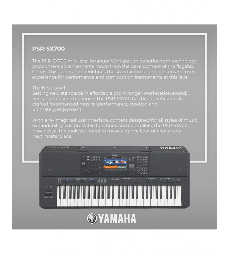Yamaha PSRSX700 ARRANGER WORKSTATION KEYBOARD Guitar Villa